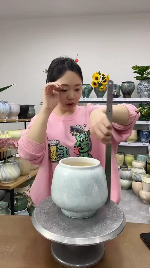 11.20陶瓷花盆直播链接高.  16    口12