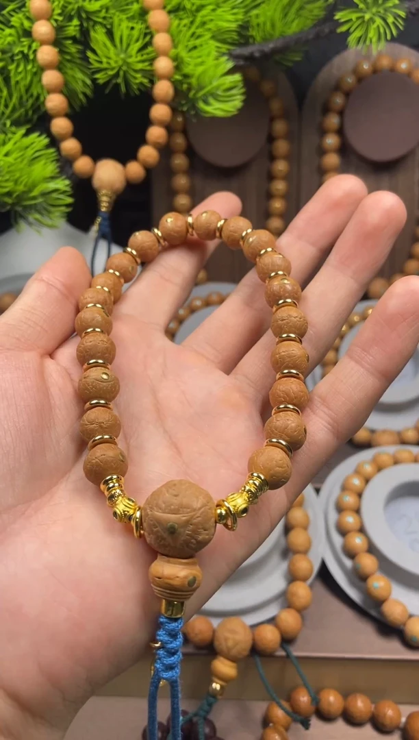手串凤眼菩提11铜钉手串设计款