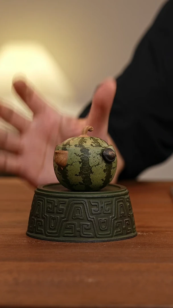 茶壶紫砂【知餘】西瓜抓壶