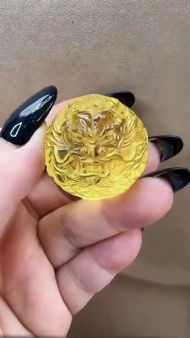 琥珀颈饰未镶嵌吊坠