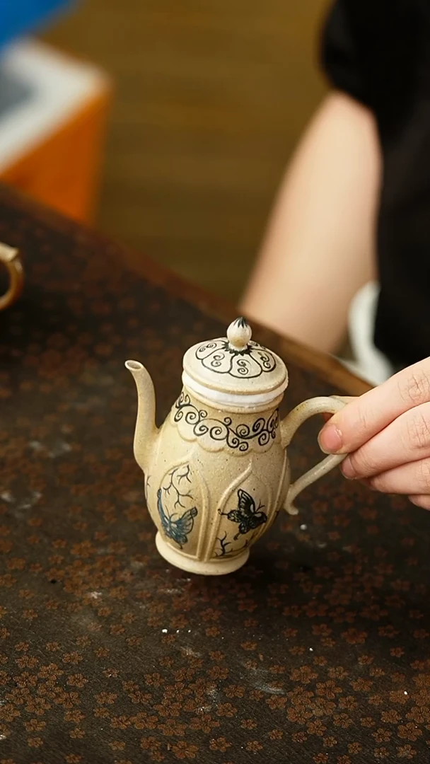 茶杯紫砂十****符34号 瑕疵 紫砂柴烧