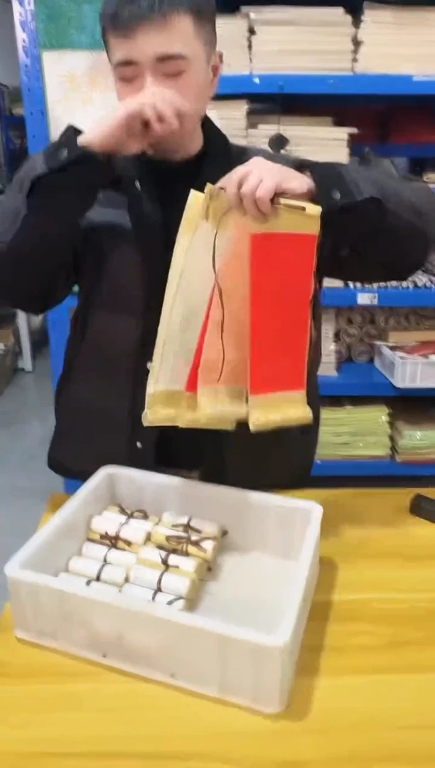 蜡染小挂轴10个装