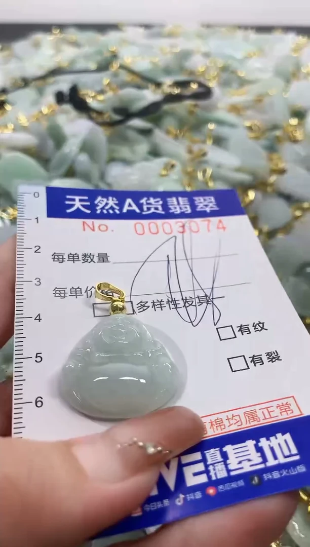 颈饰未镶嵌翡翠天然A货翡翠