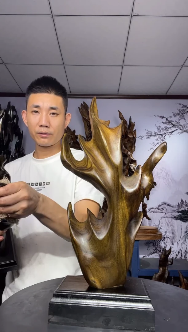 金丝楠木雕款用****6金丝楠木工艺品摆件