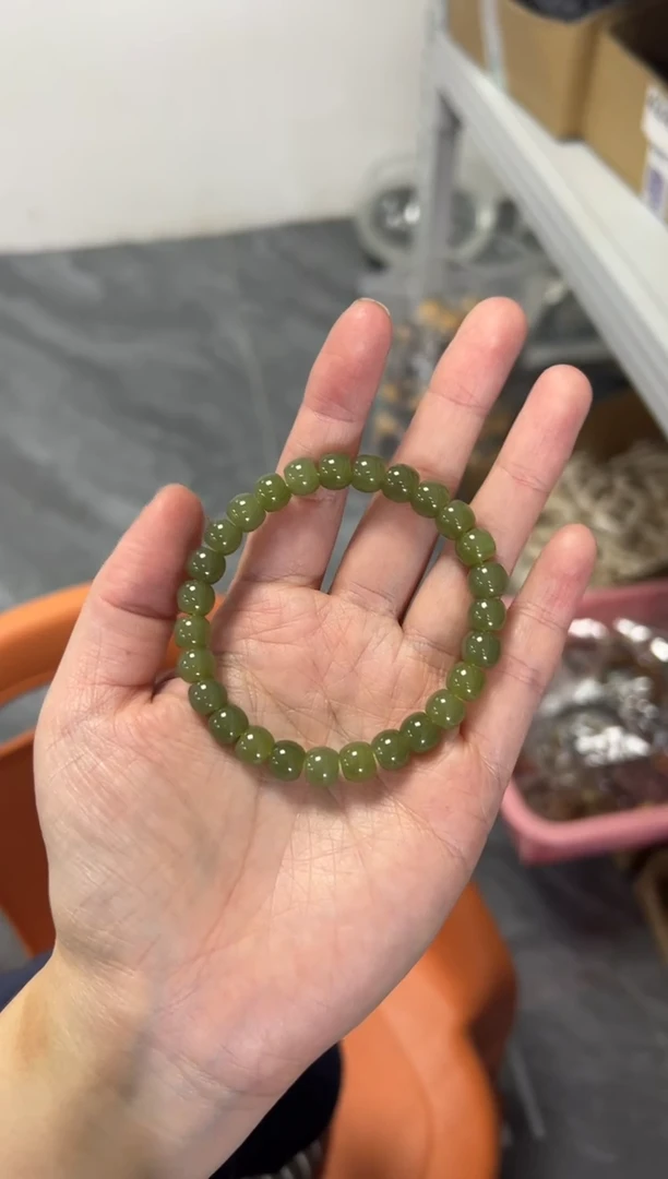 项链未镶嵌和田玉和田玉青黄口直切手链[多样发其一]