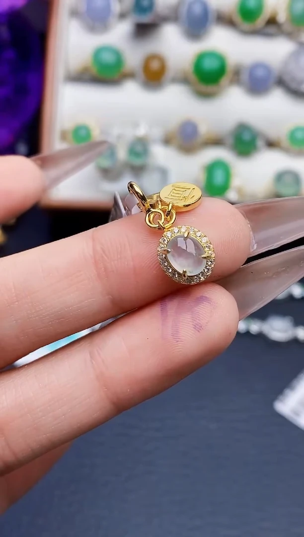 银S925镶嵌戒指翡翠3130