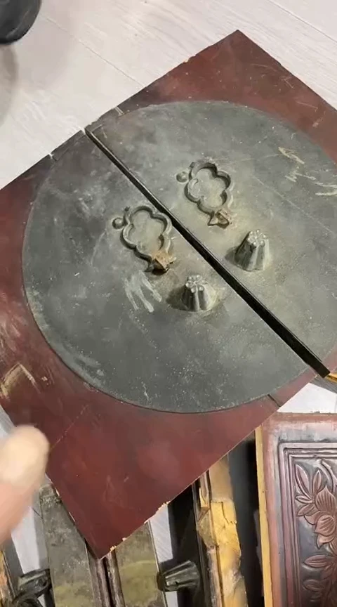 【闪购商品】香榧木微瑕孤品木雕一对135