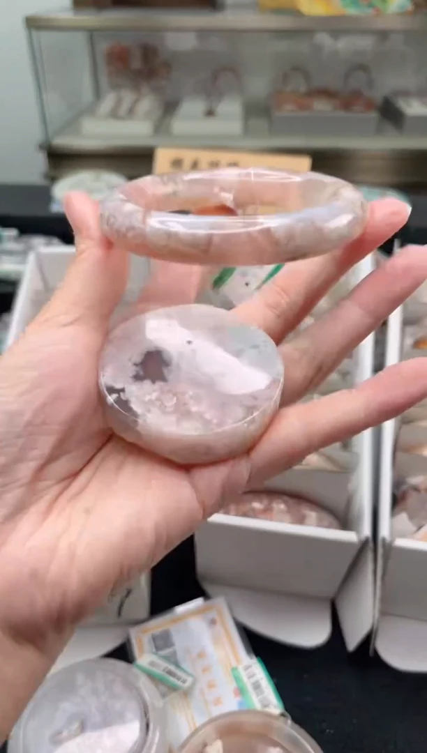 未镶嵌手镯石英质玉57圈口（赠品镯心）6511566