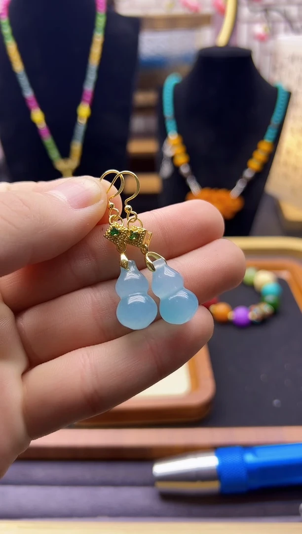 【闪购商品】翡翠颈饰14K金镶嵌E295