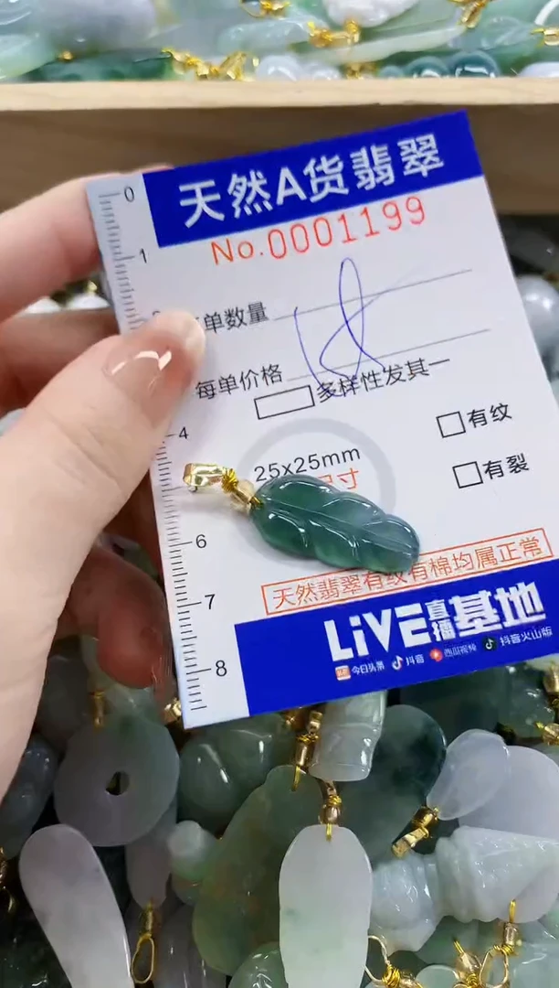 颈饰未镶嵌翡翠天然A货翡翠