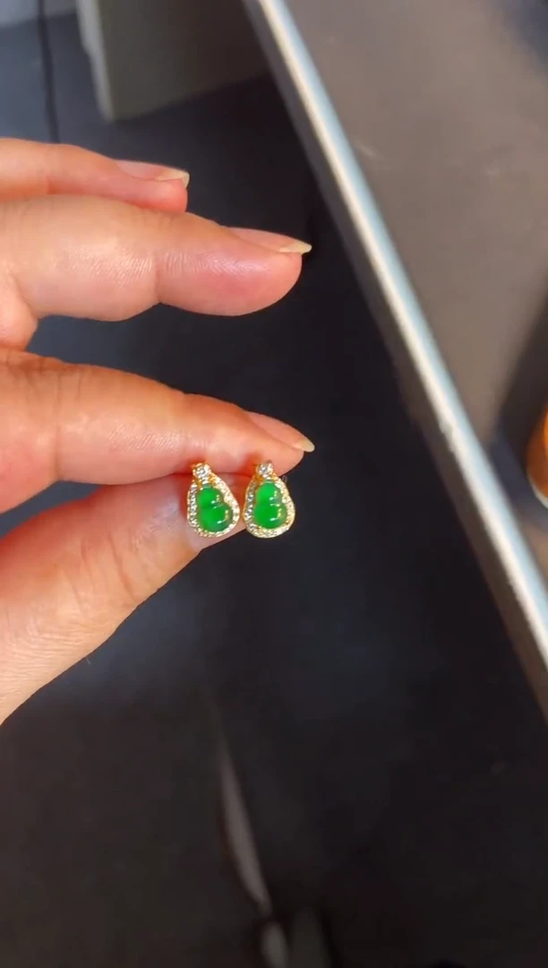 吊坠(不含链)银S925镶嵌翡翠1