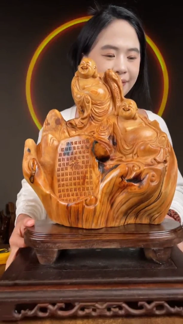 柏木（崖柏）手工摆件,先抢先得! 编号:215
