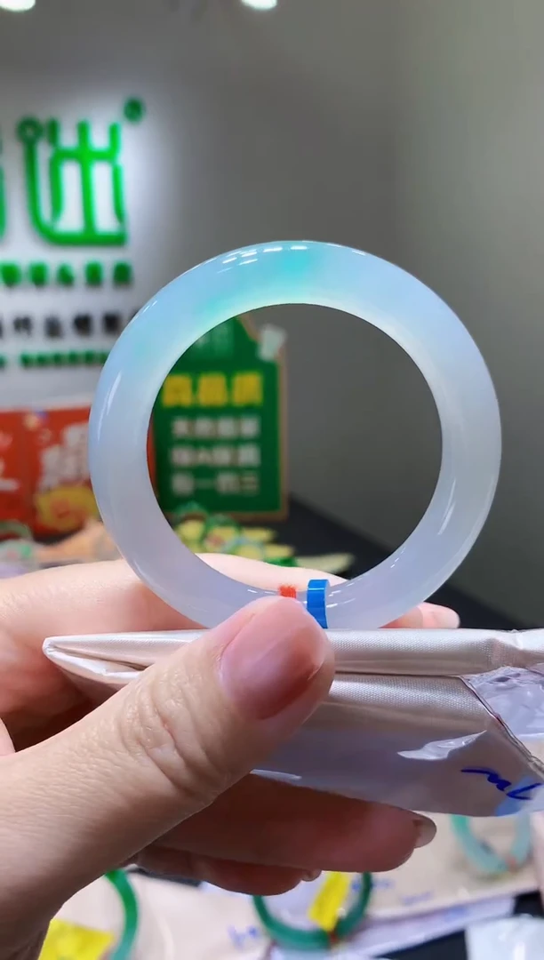未镶嵌手镯翡翠k373天然A货缅甸翡翠50圆条