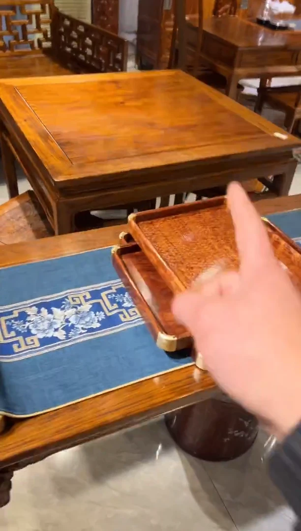 花梨木类独板茶盘工艺品