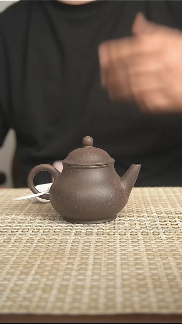 茶壶紫砂宜兴紫砂壶精工半手段泥中潘100cc