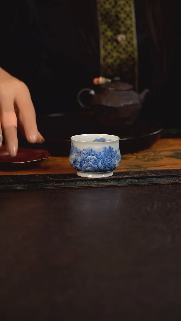 杯聚澜堂重工山水憨憨杯