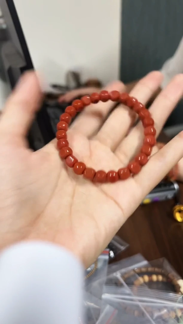 手串未镶嵌南红玛瑙南红四方单圈大