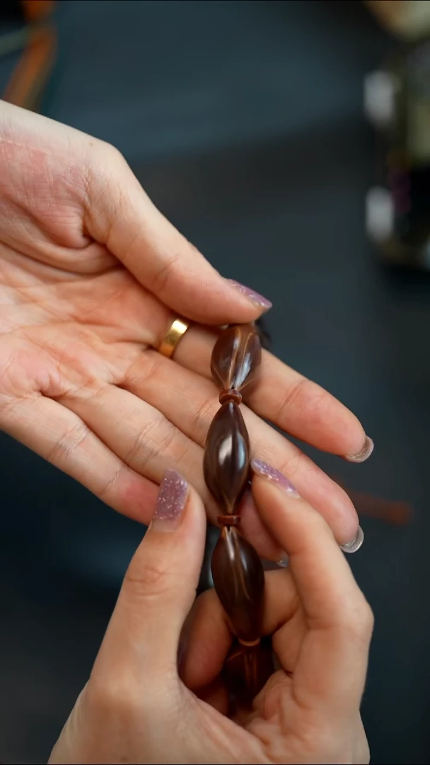 手串/手链橄榄核1.3精抛紫皮四花