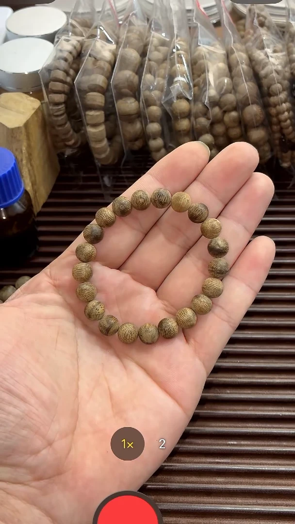 沉香手串正区柬埔寨菩萨0.9尺寸6.2克+