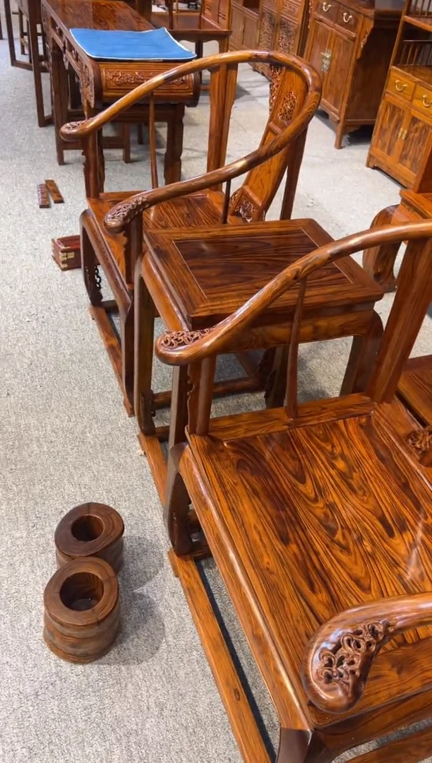 木皇宫椅 红木家居