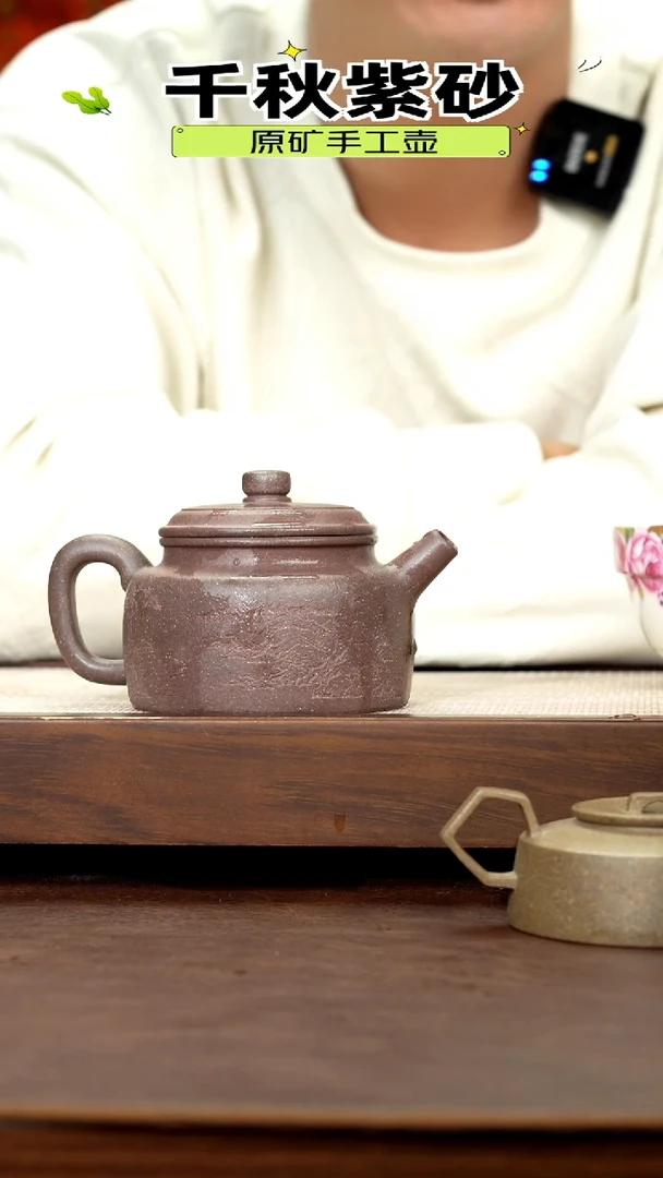 【闪购商品】紫砂茶壶天青德钟壶260c