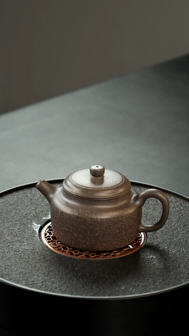茶壶紫砂24目满砂手工锤炼德中200cc