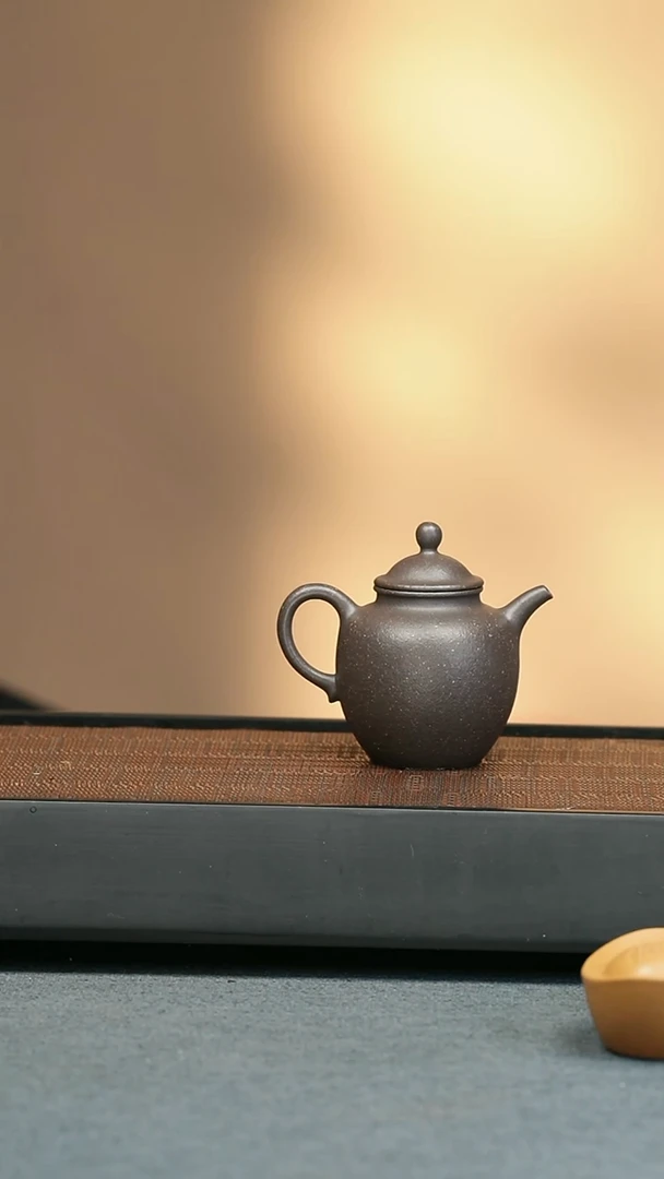 【闪购商品】紫砂茶壶五堂 草阁莲子-手工炼泥