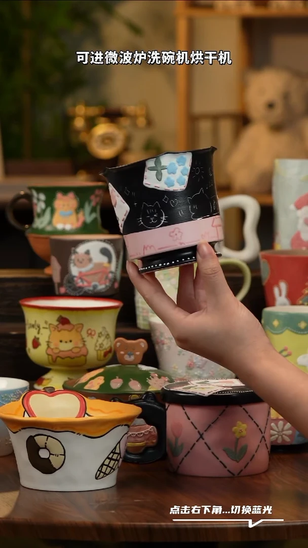 瓷片A177景德镇原创手工陶瓷