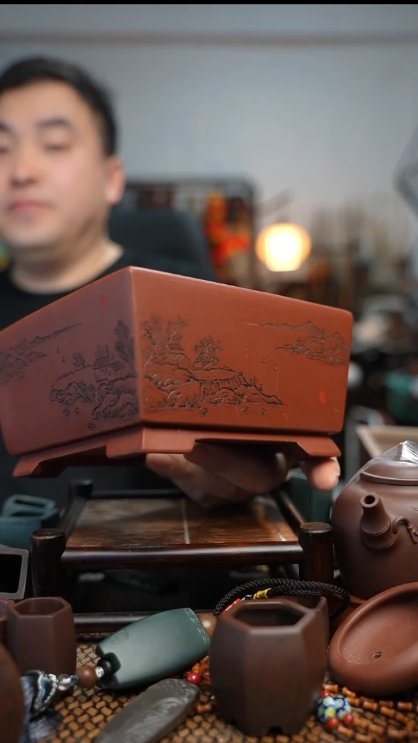 紫砂花盆長木軒精品紫砂