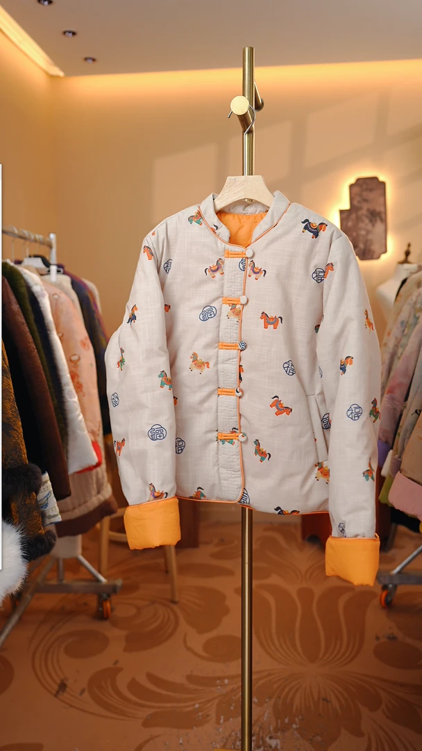 【梧桐】冬季国风新中式冬款棉服上衣女