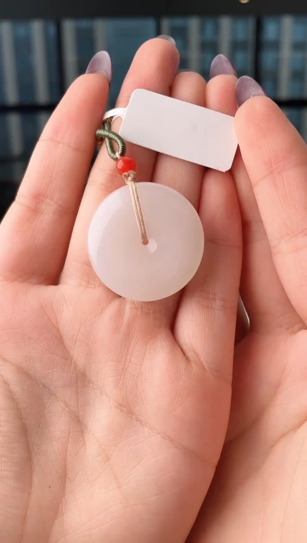 颈饰未镶嵌和田玉扣 无