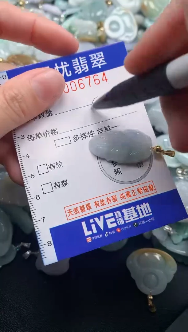 颈饰未镶嵌翡翠6764