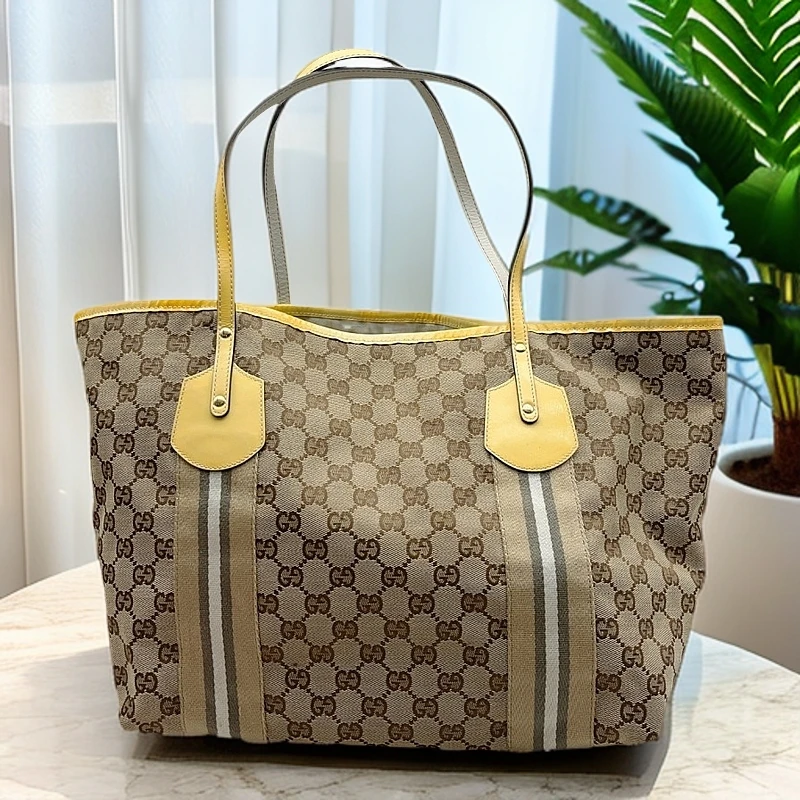 95新 GUCCI/古驰 老花托特1186 9194