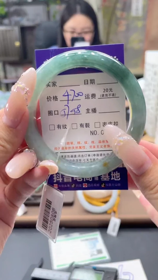 未镶嵌手镯翡翠4384****