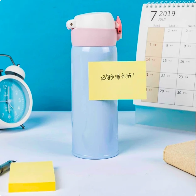 【五包800张】Deli/得力记事贴混色