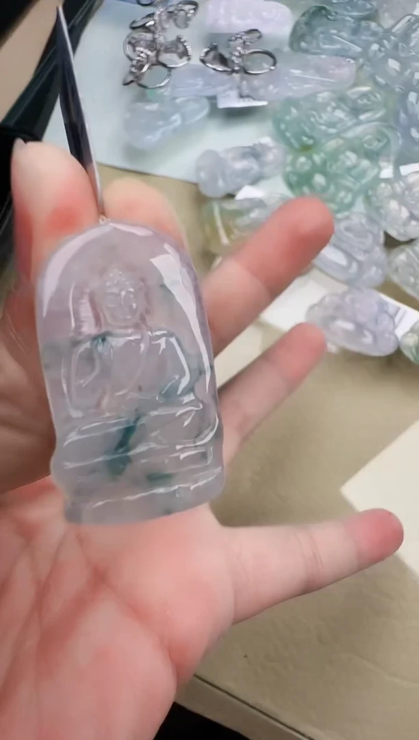 颈饰未镶嵌翡翠缅甸翡翠a货