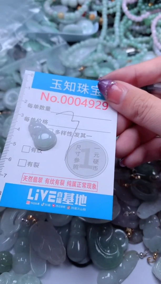 翡翠未镶嵌吊坠(不含链)4929