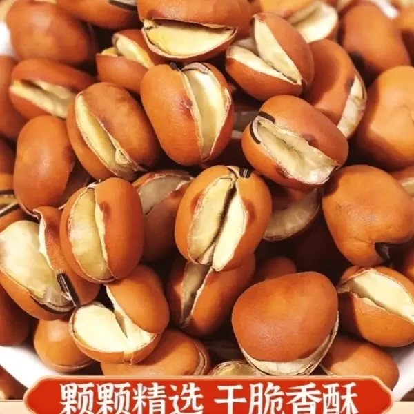 新货甘草珍珠蚕豆农家干炒胡豆兰花豆原味炒货带壳休闲零食批发