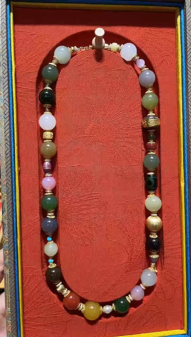 项链银S925镀金镶嵌和田玉石****肖s925银和田玉项链