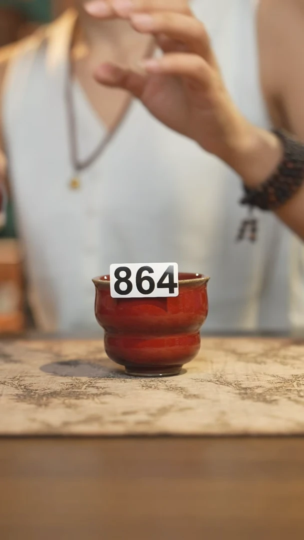 陶瓷茶器茶具主人杯864