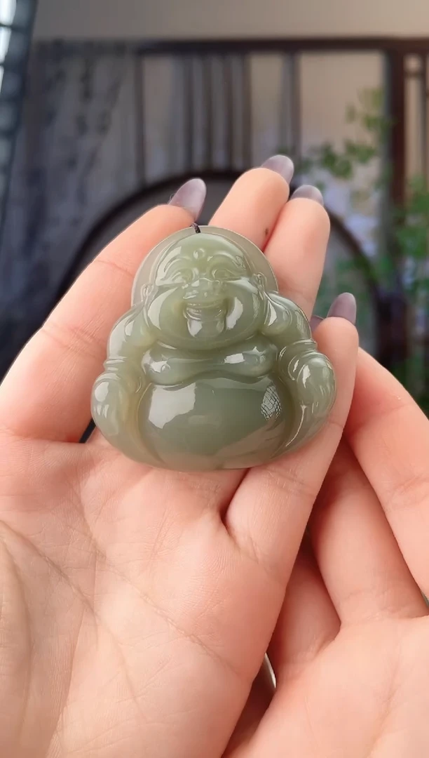 颈饰未镶嵌和田玉50佛公 多样性发其一