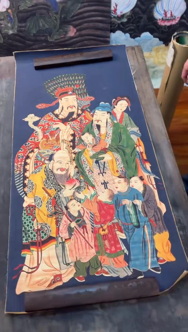 卷轴画大朱画院老六专属AA94