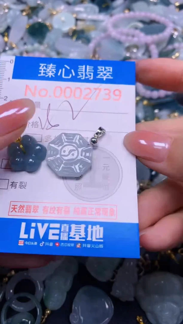 吊坠(不含链)未镶嵌翡翠2739