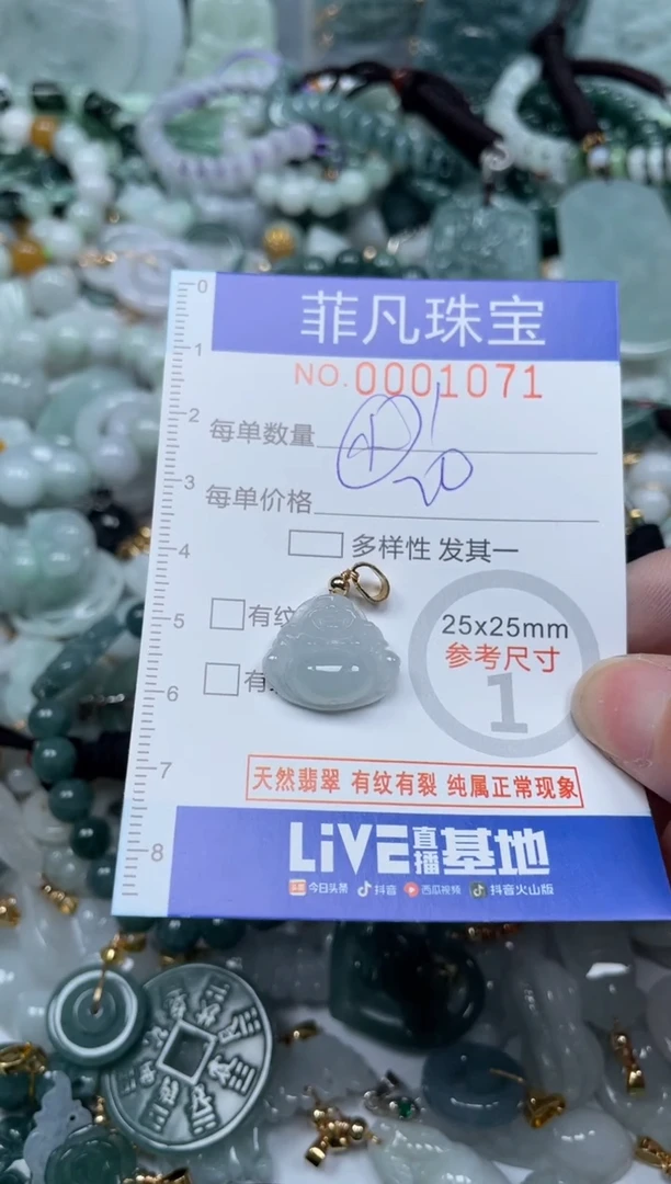 【闪购商品】翡翠颈饰未镶嵌00..1071