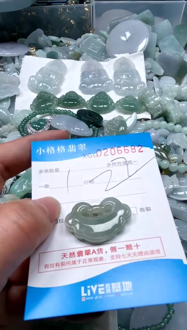 【闪购商品】翡翠颈饰未镶嵌闪购商品0206682