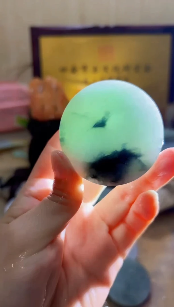 翡翠挂件未镶嵌 A货丫丫璀2969