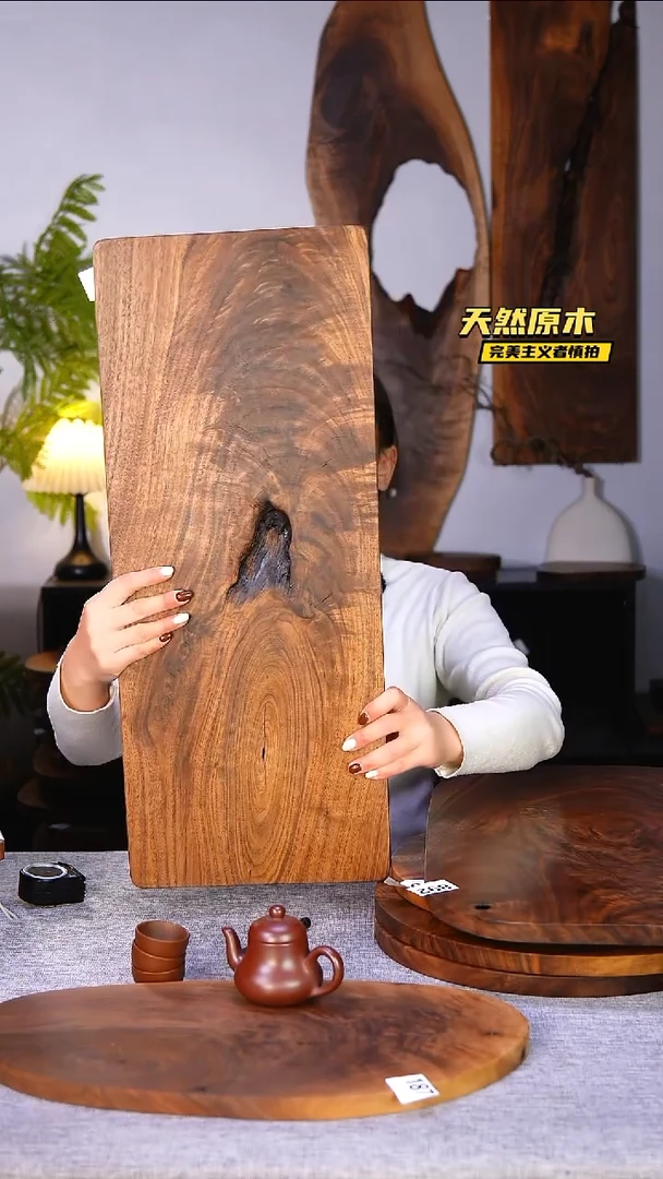 木北美黑胡桃原木.干裂疤结不属于商品质量问题完美主义者慎拍1