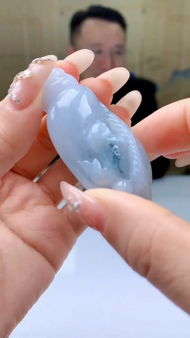 【闪购商品】定制翡翠未镶嵌5155ty-毛货挂件30