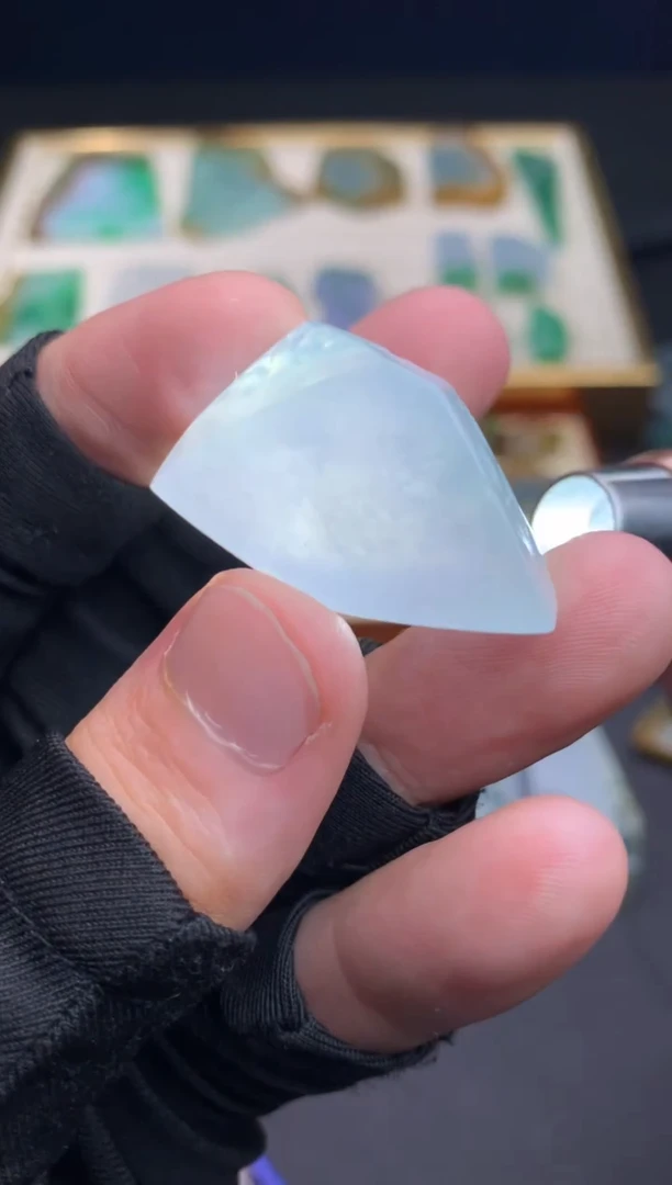 定制翡翠未镶嵌天然翡翠裸石 （含工费）