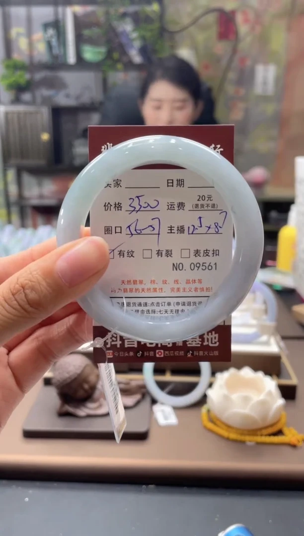 未镶嵌手镯翡翠09561***
